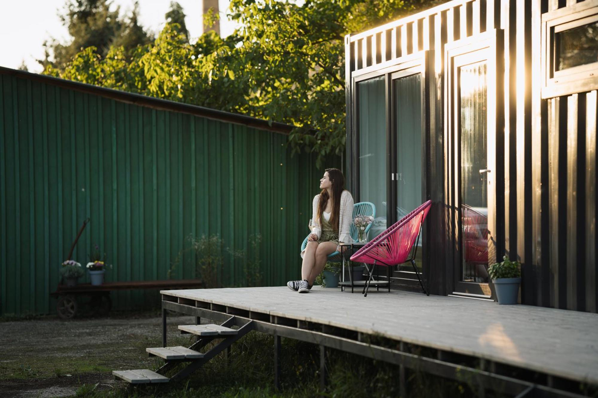 Container Apartment Дечин Екстериор снимка